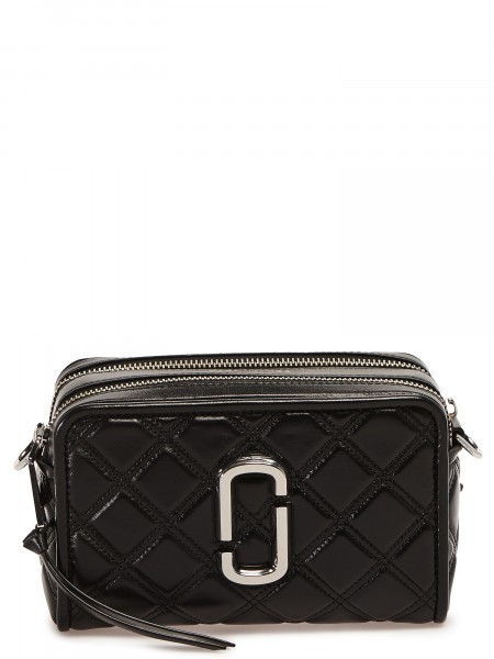 Marc Jacobs The Quilted Softshot 21 Bag in Black