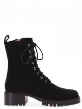 BARBARA BUI black lace up boots