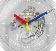 Two evolved models of the Swatch watches 