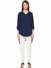 Barbara Bui Dark Blue Shirt 