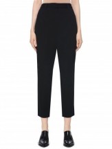 BARBARA BUI black slim-fit tailored trousers