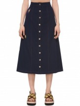 ETRE CECILE Wavy shapes celeste skirt