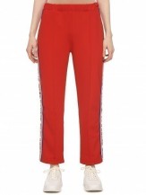 ETRE CECILE Red retro track trousers 