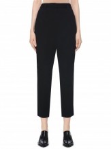 BARBARA BUI Black slim-fit trousers