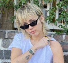 Miley Cyrus new Mullet haircut