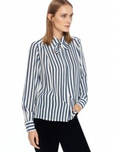 Marc Jacobs striped bow blouse
